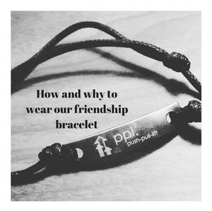 Positivity bracelets to remind you to stay focused on your mission